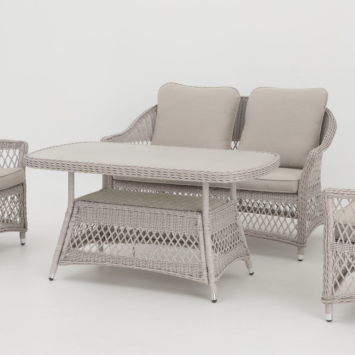 Hereford 4 Piece Outdoor Lounge Set | 2 Seater