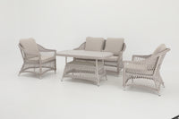 Hereford 4 Piece Outdoor Lounge Set | 2 Seater