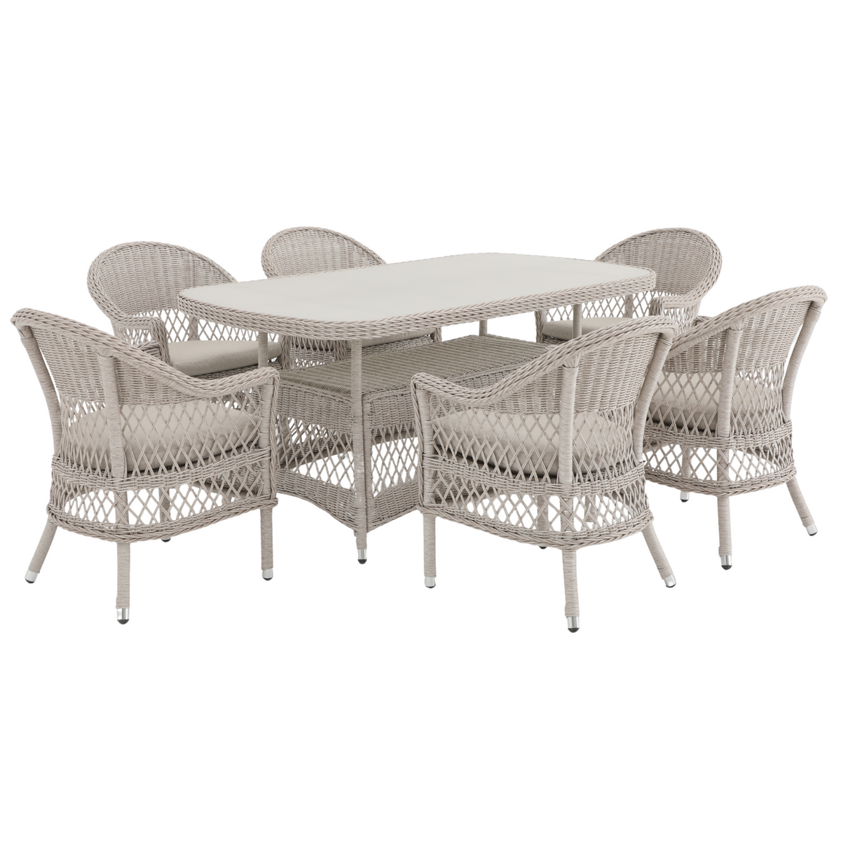 Hereford Outdoor 7 Piece Dining Set