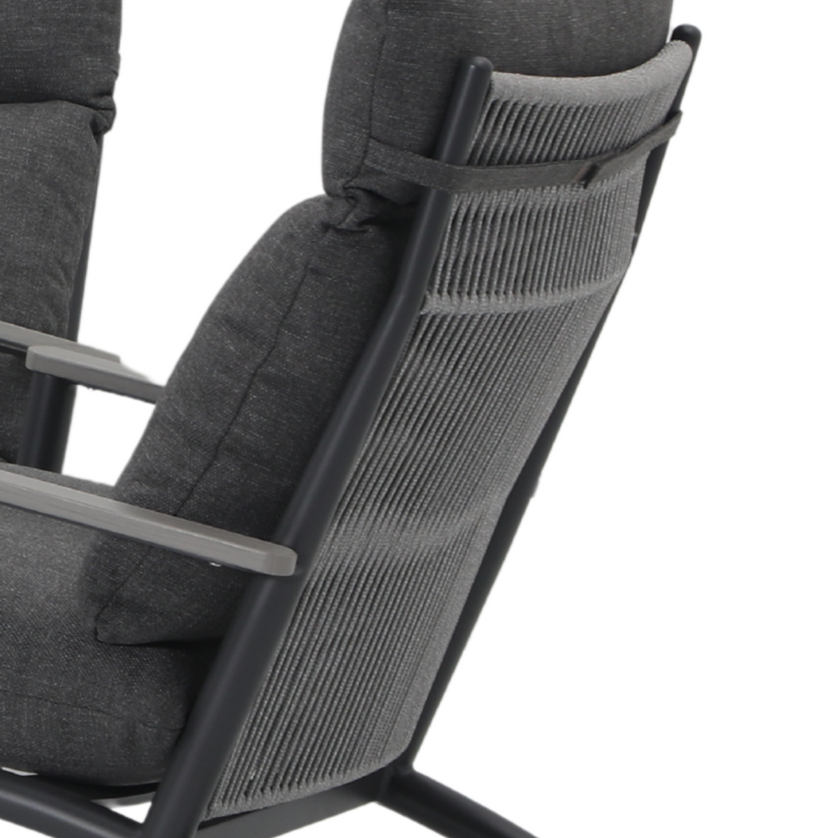 Florent 2 Outdoor Lounges with Ottomans and Side Table