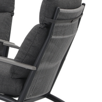 Florent 2 Outdoor Lounges with Ottomans and Side Table