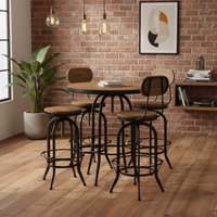 Industrial 4 Person Bar Suite