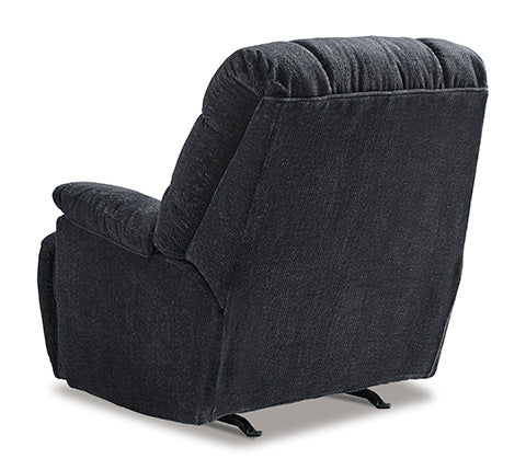 Bridgetrail Manaul Rocker Recliner | Charcoal