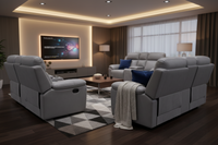 Lennox 2 Seater | Twin Recliner with Console