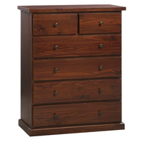 Hunter 6 Drawer Tallboy