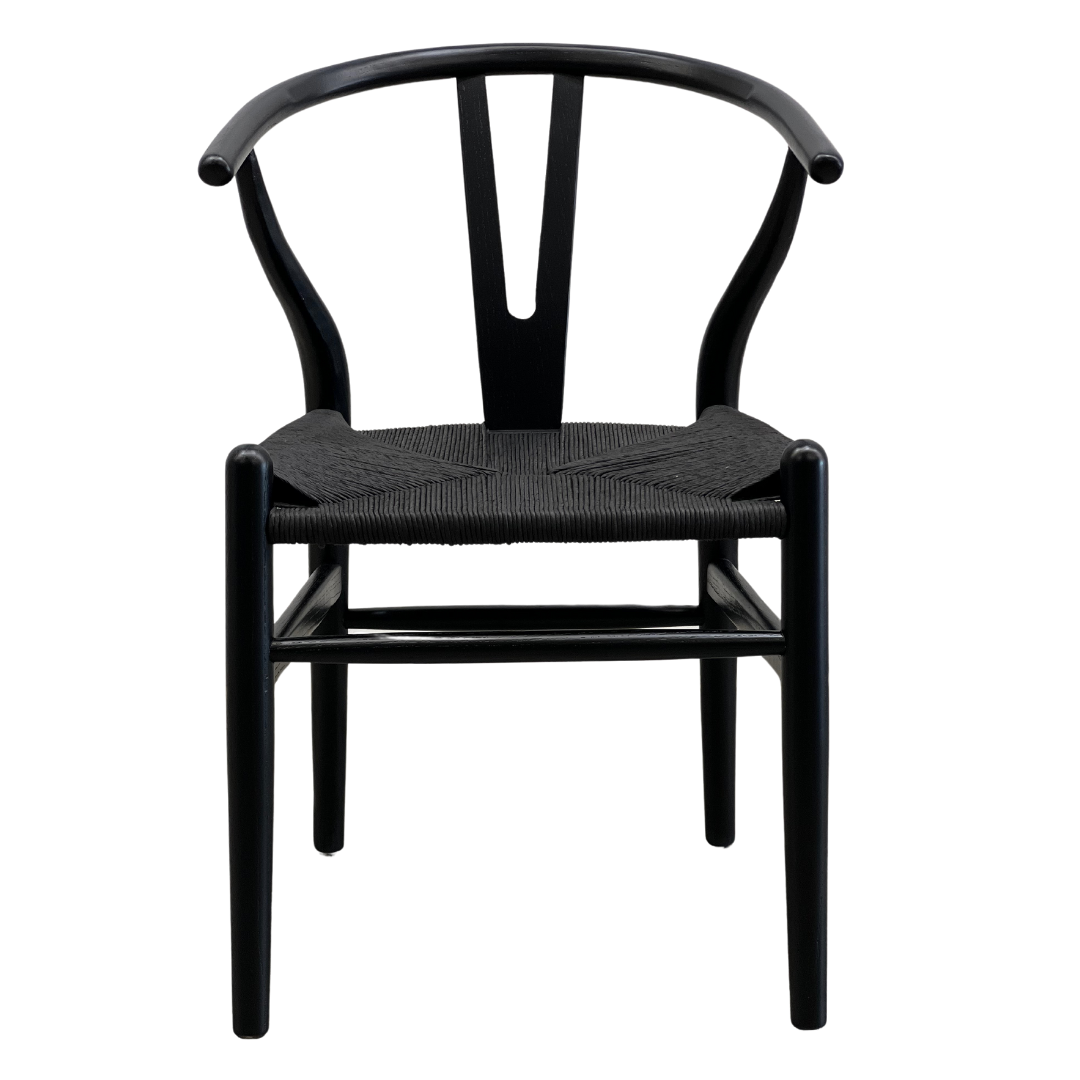 Wishbone Dining Chair|Black