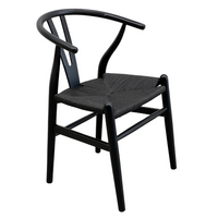 Wishbone Dining Chair|Black