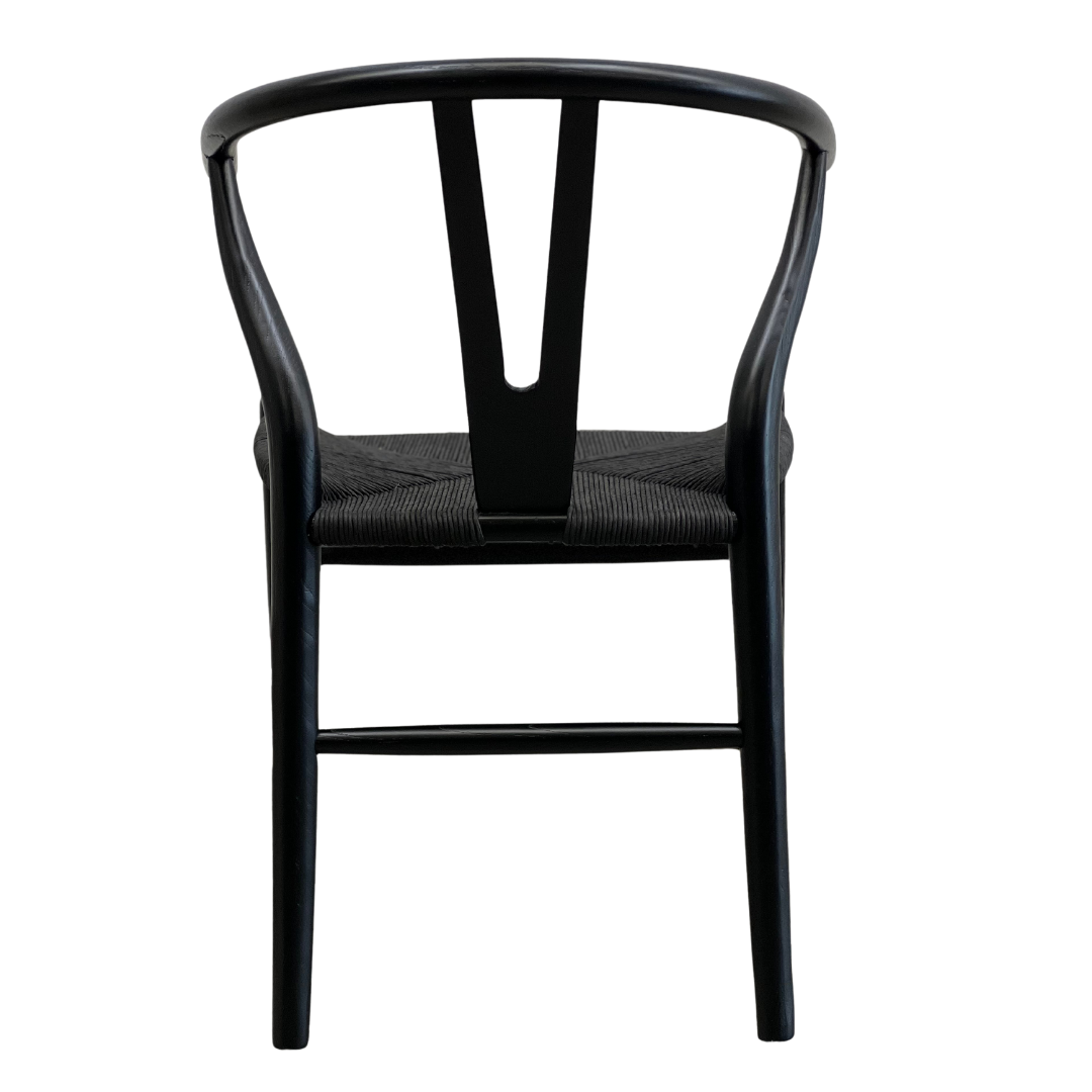 Wishbone Dining Chair|Black