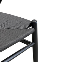 Wishbone Dining Chair|Black