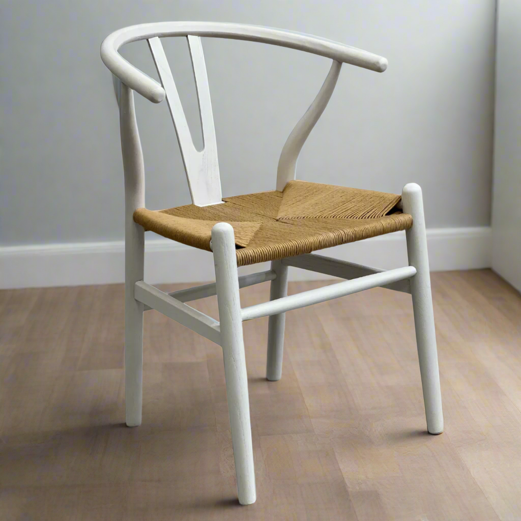 Wishbone Dining Chair|White