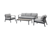 Ives Outdoor Lounge Set | Gunmetal