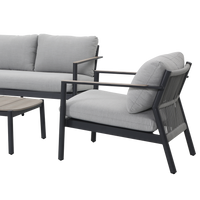 Ives Outdoor Lounge Set | Gunmetal