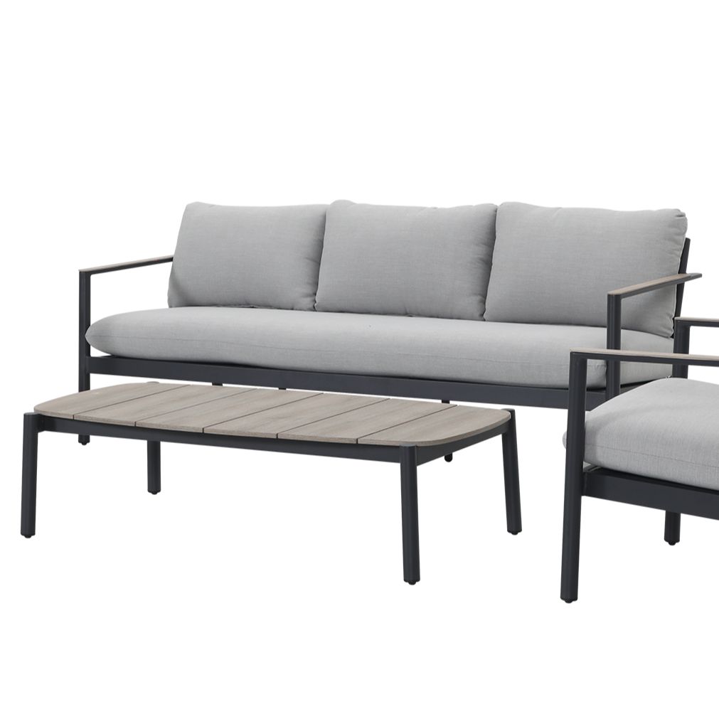 Ives Outdoor Lounge Set | Gunmetal