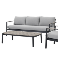 Ives Outdoor Lounge Set | Gunmetal