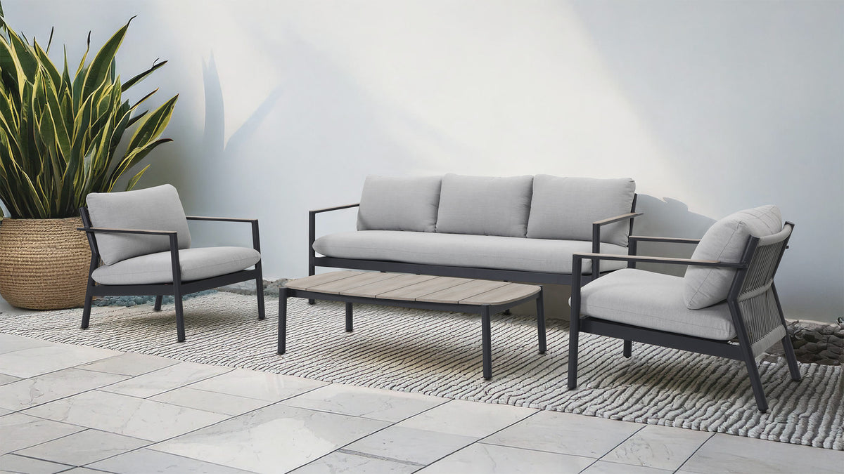 Ives Outdoor Lounge Set | Gunmetal