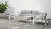 Ives Outdoor Lounge Set | Bone White