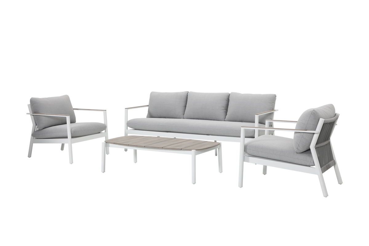 Ives Outdoor Lounge Set | Bone White