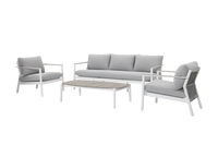 Ives Outdoor Lounge Set | Bone White