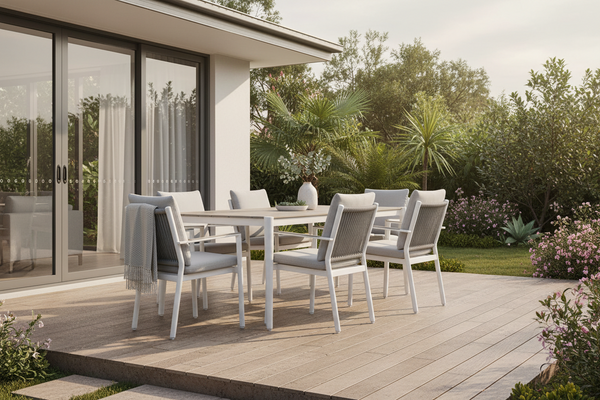 Ives Outdoor 7 Piece Dining Set