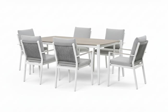 Ives Outdoor 7 Piece Dining Set