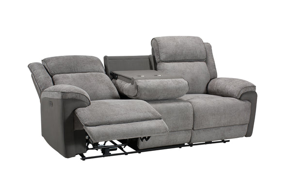 Tennessee 3 Seater Electric Lounge with Drop Down Tray