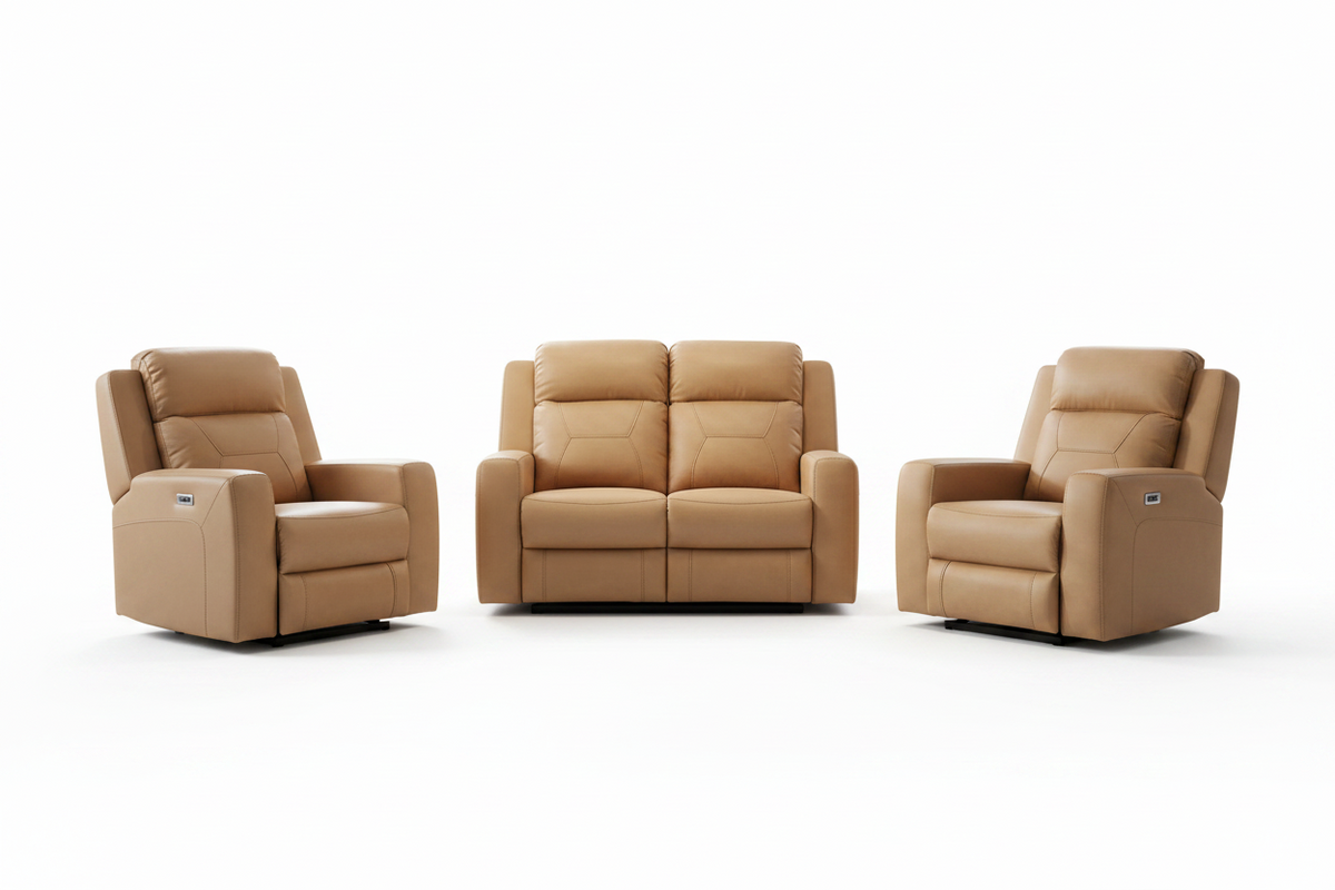 Berlin Electric 3 Piece Lounge Suite | 2 Seater