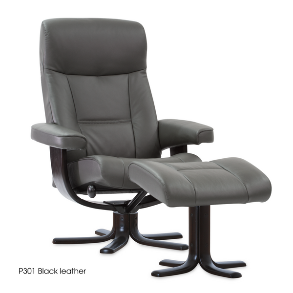 IMG Nordic 11 Chair with Footstool | Leather