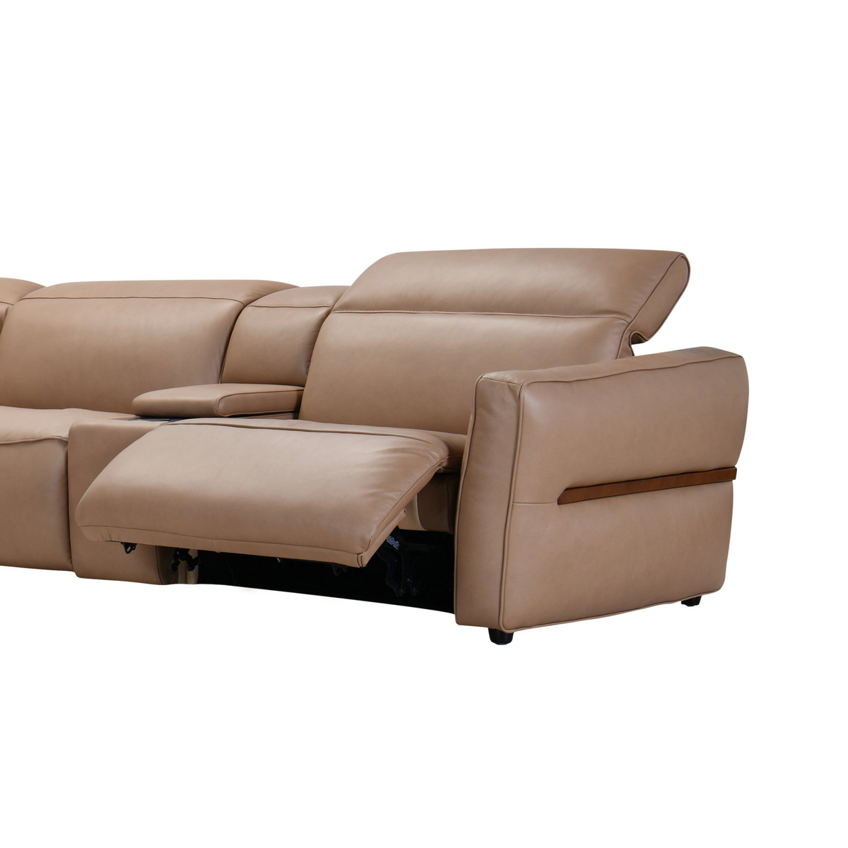 Bermuda Leather Electric Corner Lounge