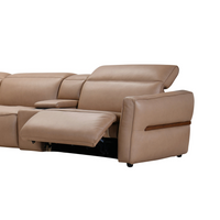 Bermuda Leather Electric Corner Lounge