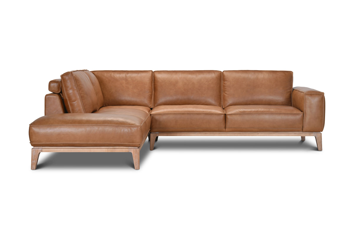 Apollo Leather Chaise Lounge
