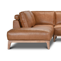 Apollo Leather Chaise Lounge
