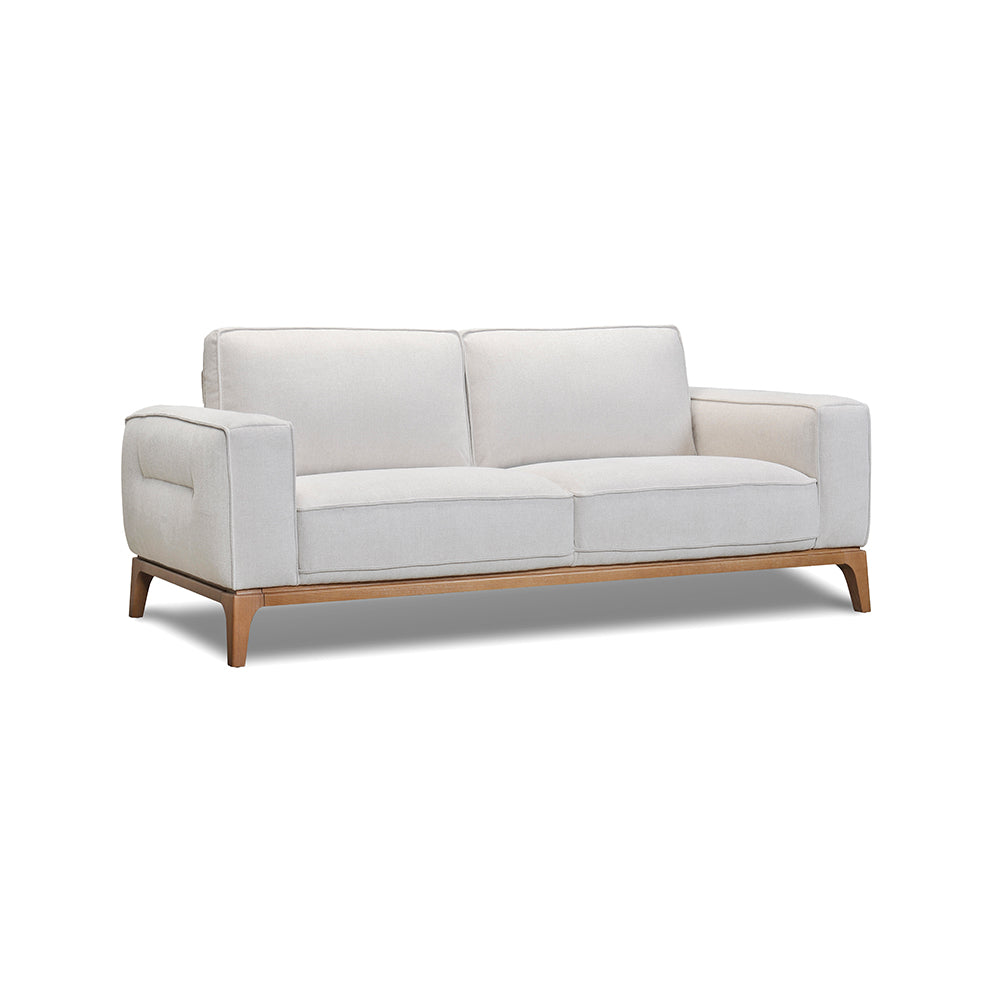 Apollo 2 Seater Leather Sofa | Moonlight