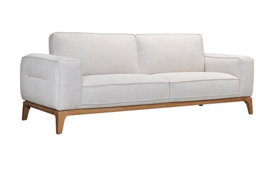 Apollo 3 Seater Leather Sofa | Moonlight