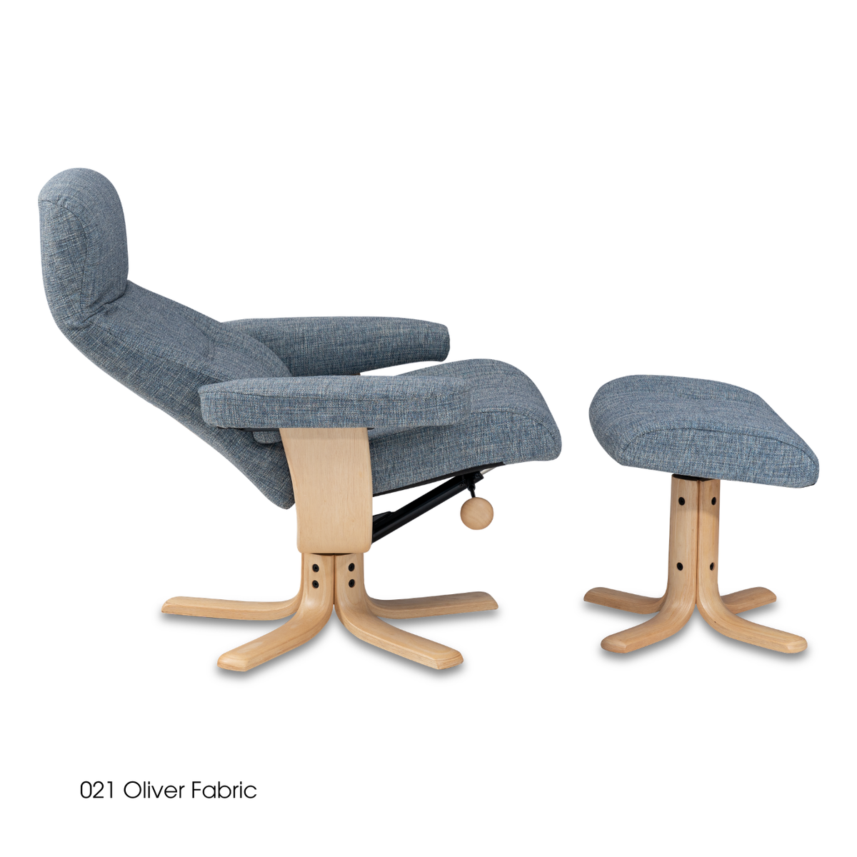 IMG Nordic 11 Chair with Footstool | Fabric