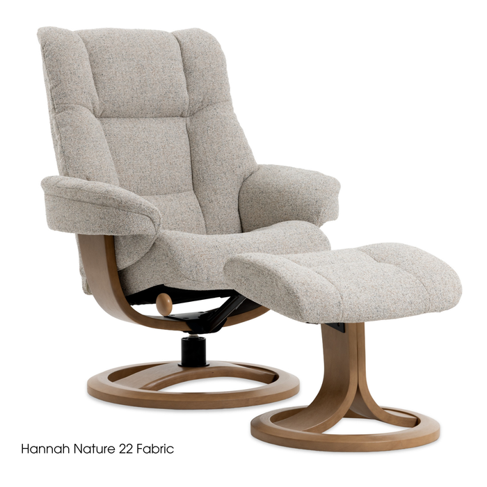 IMG Nordic 60 Chair with Footstool | Fabric