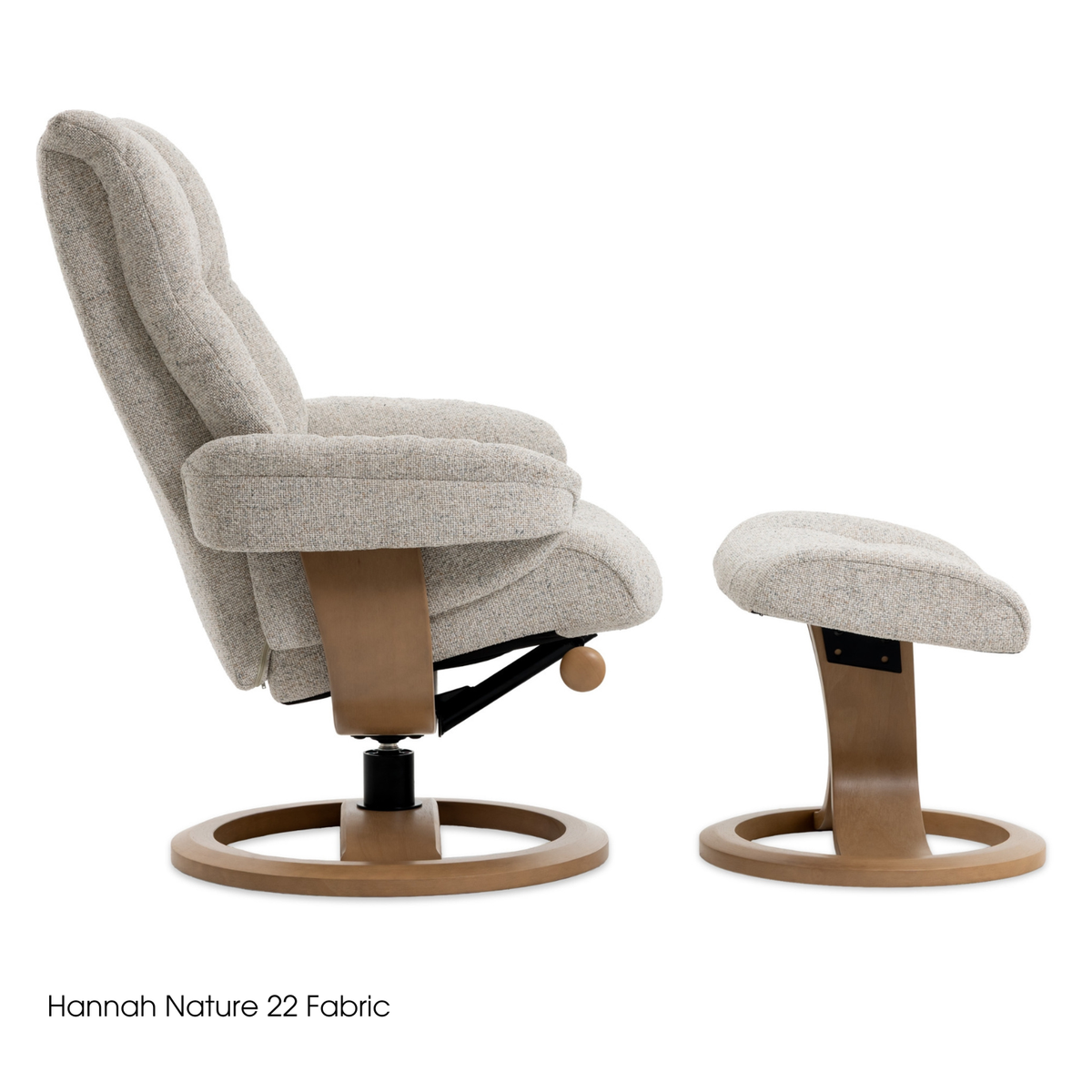 IMG Nordic 60 Chair with Footstool | Fabric