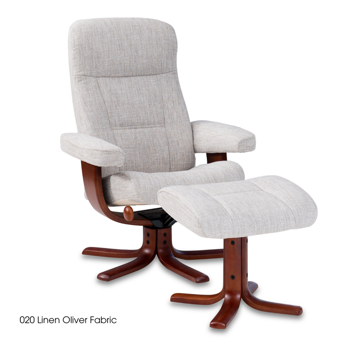 IMG Nordic 11 Chair with Footstool | Fabric