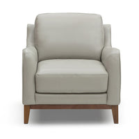 Modica Leather Armchair | Oyster