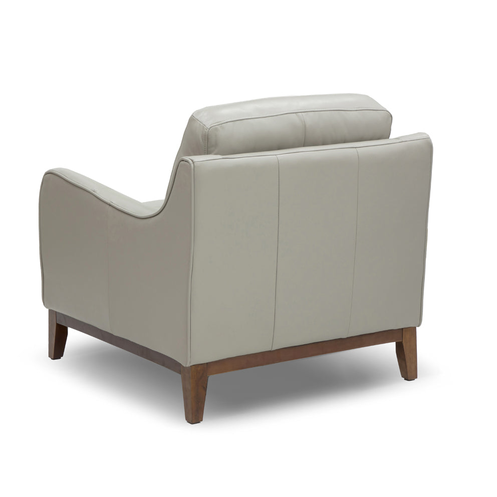 Modica Leather Armchair | Oyster