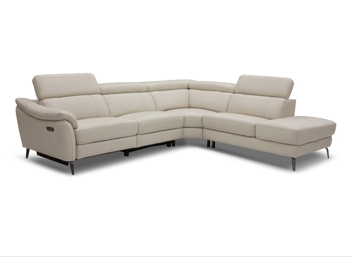 Catania Leather Electric Corner Lounge | Ex Demo