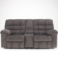 Acieona Reclining 2 Seater with Console|Slate