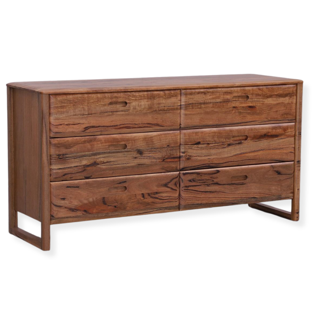 Fremantle 6 Drawer Dresser with Mirror, Chest of Drawers, Lowboy MacLeod's Furniture Fremantle 6 Drawer Dresser with Mirror, Chest of Drawers, Lowboy MacLeod's Furniture