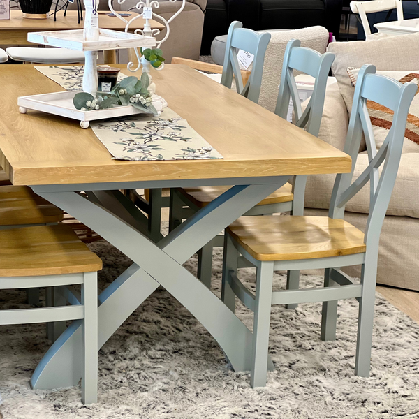 Anglesea 6 person Dining Suite | Grey 1800