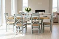 Anglesea 6 person Dining Suite | Grey 1800