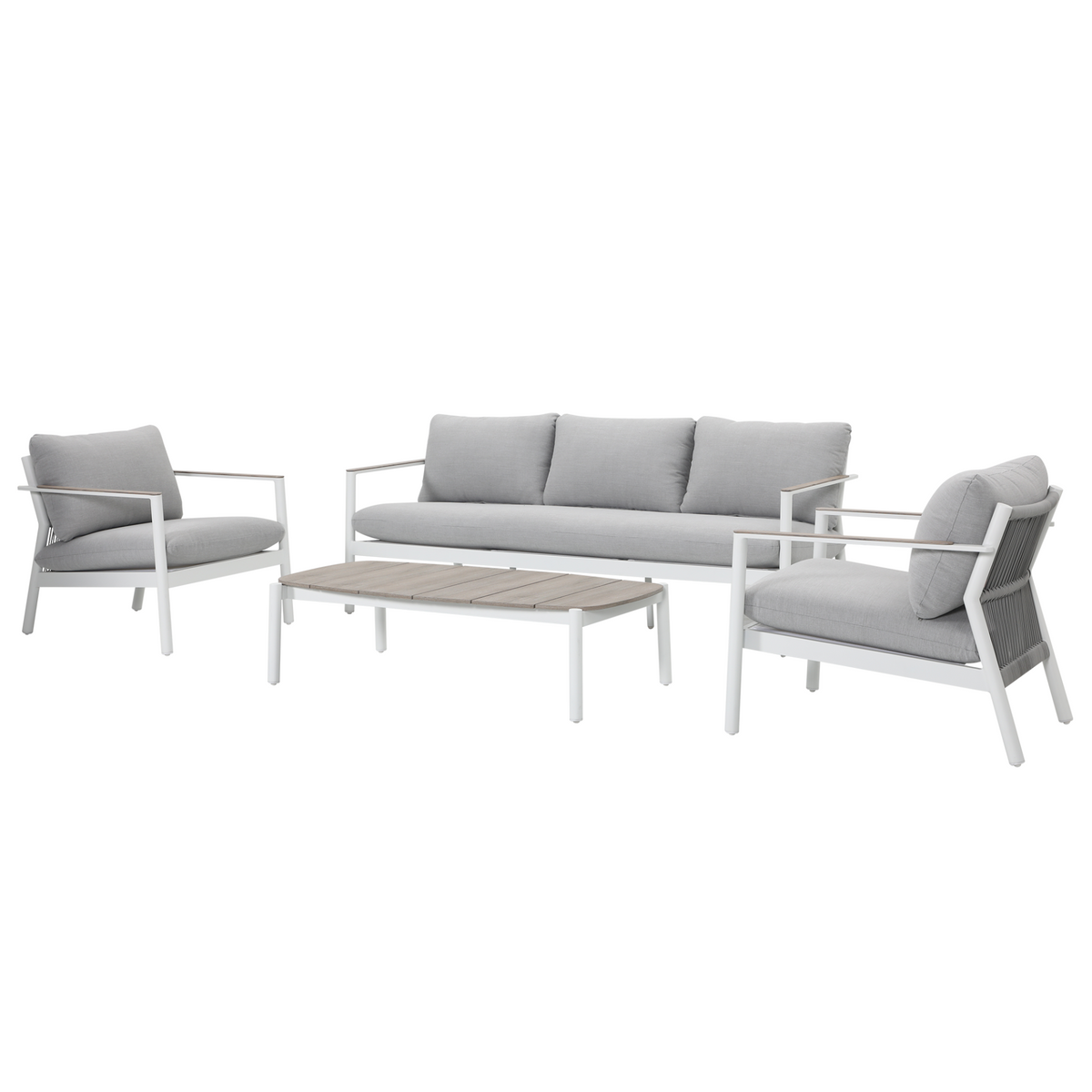Ives Outdoor Lounge Set | Bone White
