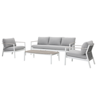 Ives Outdoor Lounge Set | Bone White