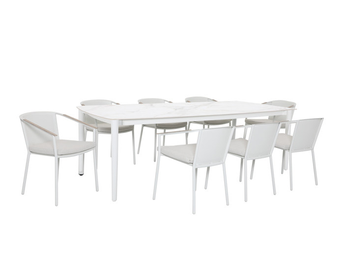 Miami Outdoor 7 Piece Dining Set
