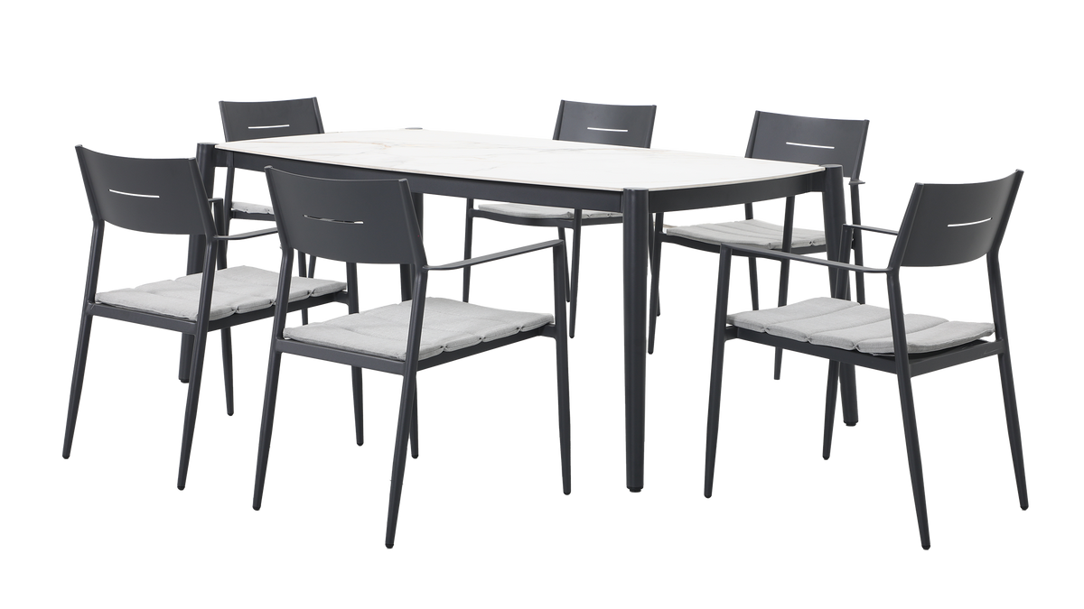 Alfie Outdoor Ceramic Dining Table