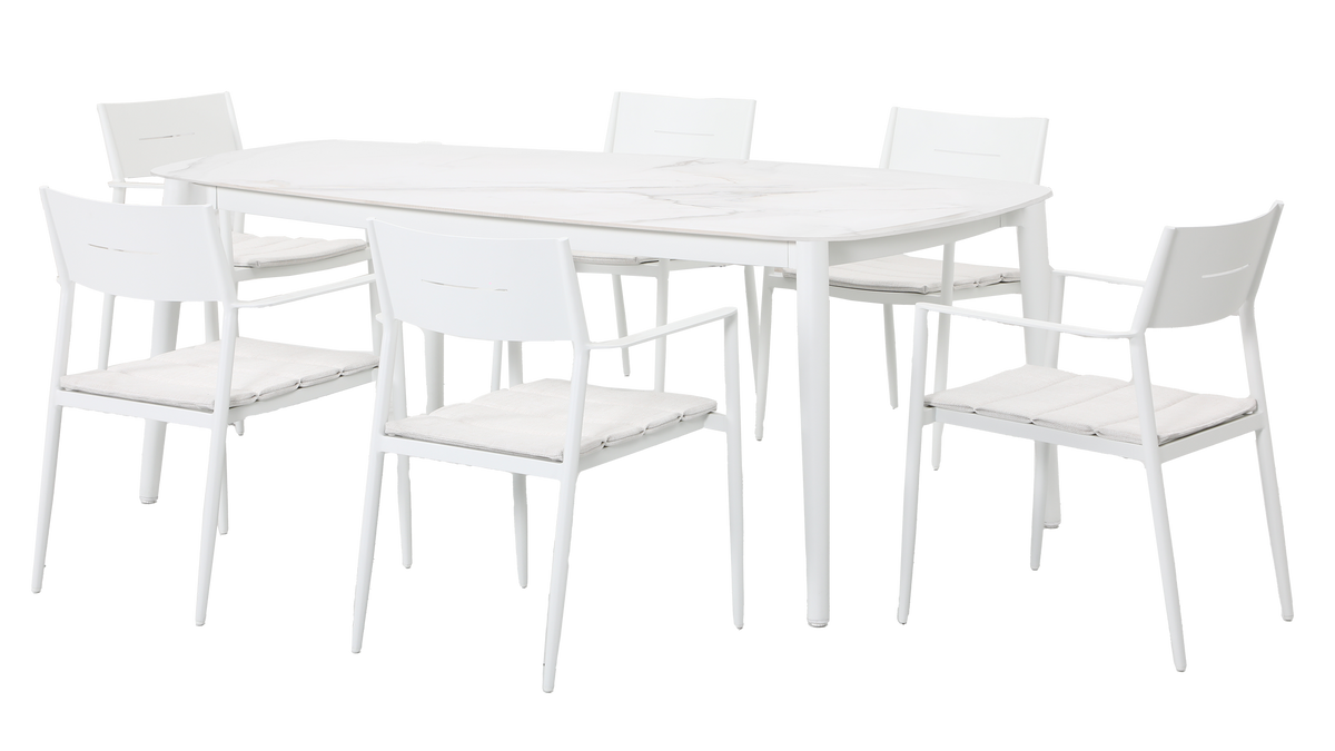 Alfie Outdoor Ceramic Dining Table