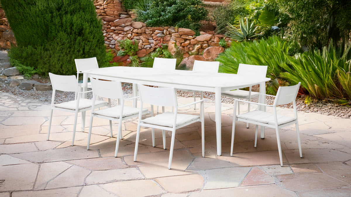 Alfie Outdoor Ceramic Dining Table